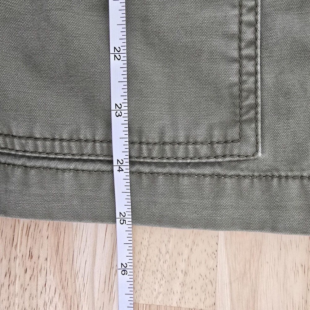 Madewell Jacket Womens XXS Olive Green Utility Field Military Anorak Zip Pockets - Picture 6 of 10